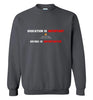 Skiing is Importanter Sweatshirt