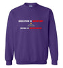 Skiing is Importanter Sweatshirt