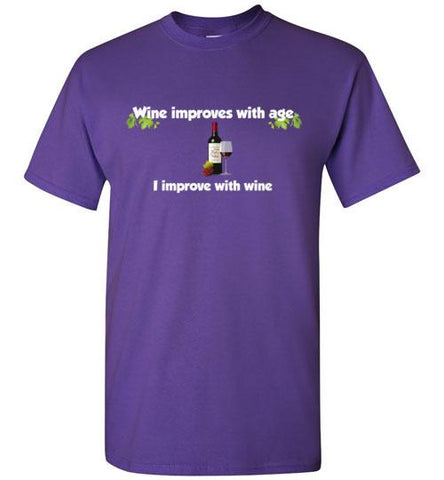 Wine Improves with Age Standard Tee