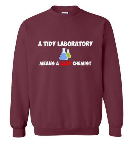 A Tidy Laboratory Sweatshirt