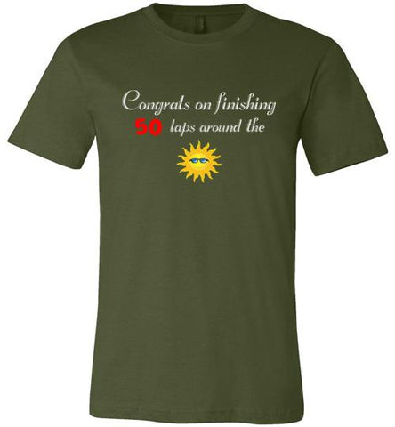 50 Laps Around the Sun Soft Tee